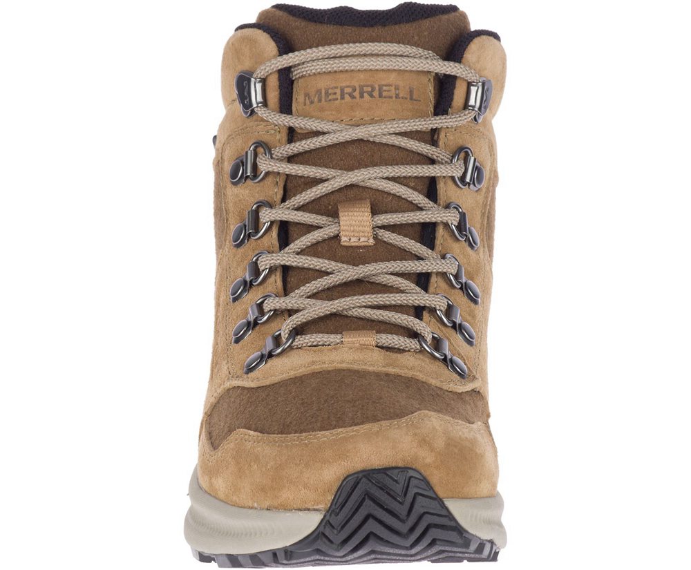 Merrell Støvler Dame - Ontario 85 Wool Mid Waterproof - Brune - NTG160348